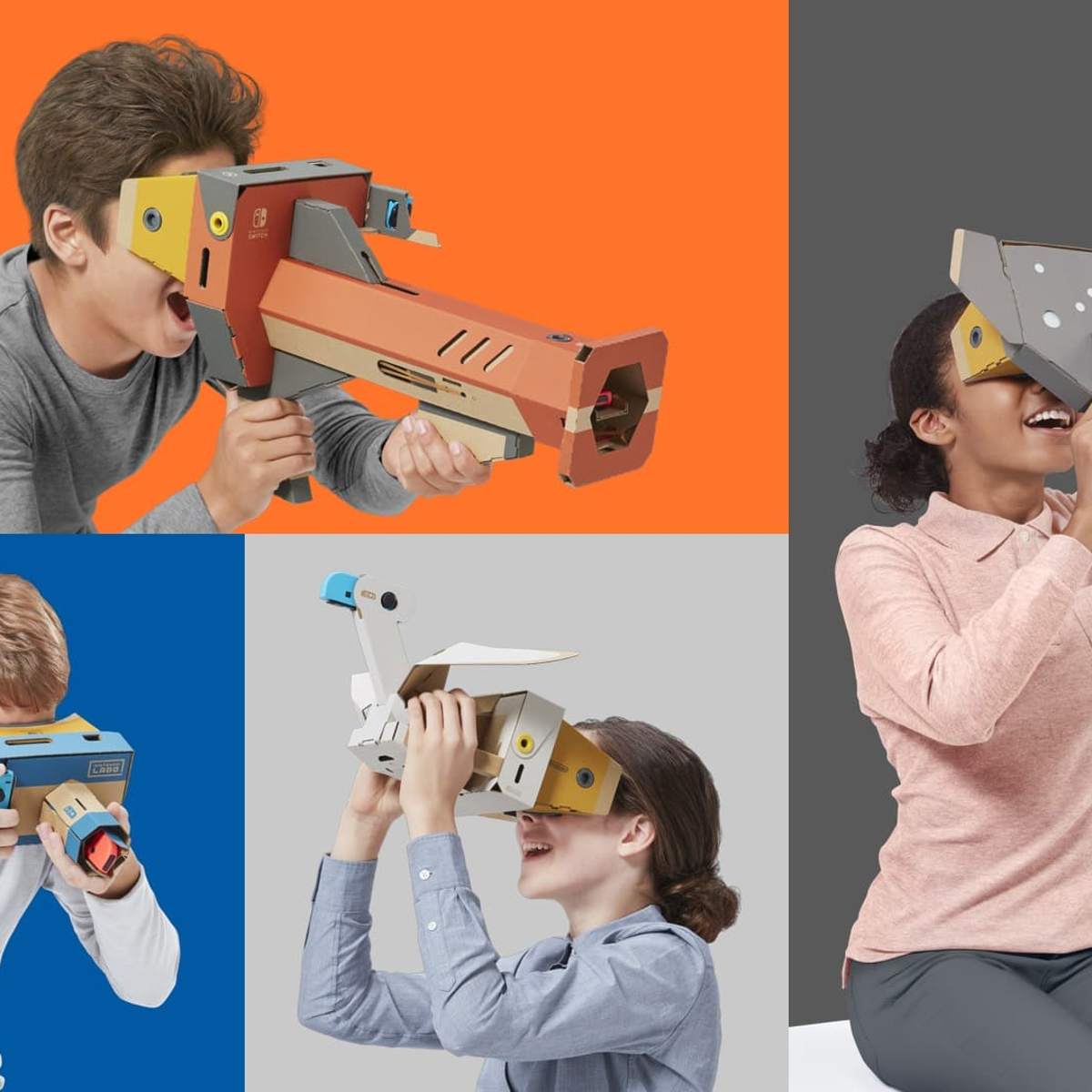 Nintendo Labo VR is basic, but it's immediately more fun than its expensive peers